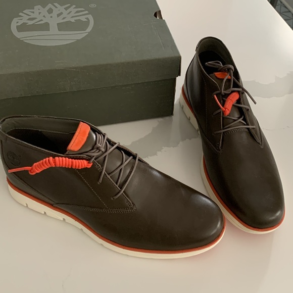 Mens Timberland Ekbradst PTC brown Leather Lace Up Boots - Picture 3 of 9